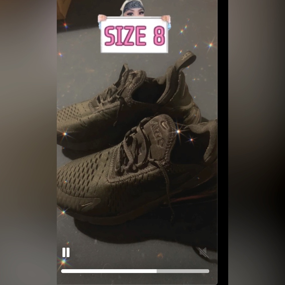 Nike air max 270 black gently used